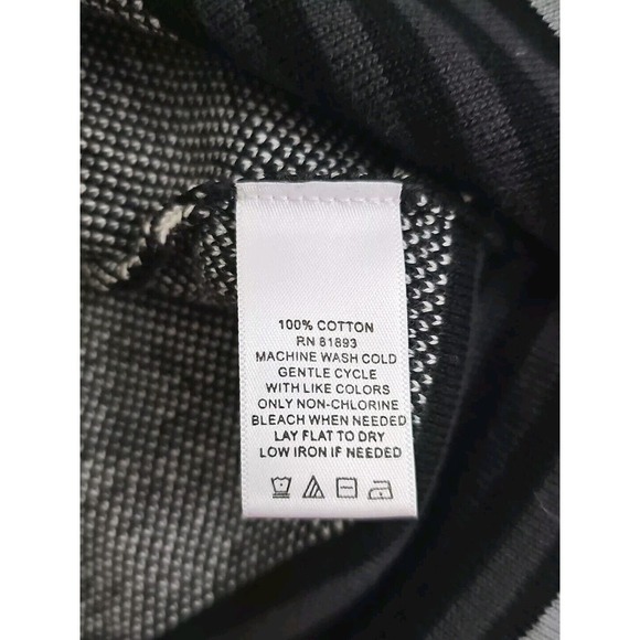 Isaac Mizrahi Live ~Woman Size S~ Black/White Animal Print Button Front Cardigan - Picture 5 of 9